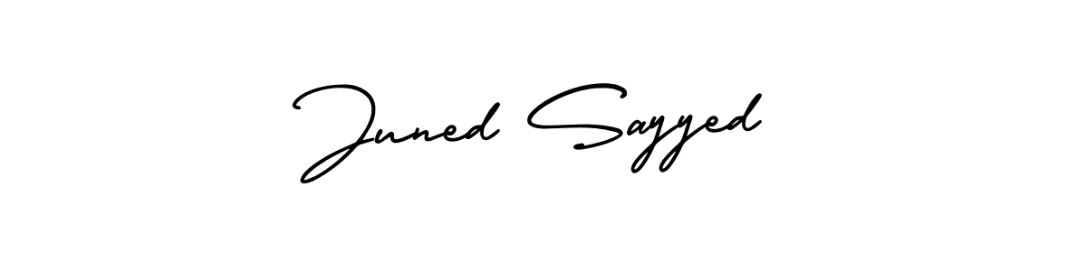 Also we have Juned Sayyed name is the best signature style. Create professional handwritten signature collection using AmerikaSignatureDemo-Regular autograph style. Juned Sayyed signature style 3 images and pictures png