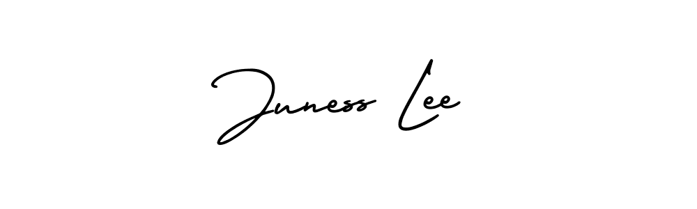 Also we have Juness Lee name is the best signature style. Create professional handwritten signature collection using AmerikaSignatureDemo-Regular autograph style. Juness Lee signature style 3 images and pictures png