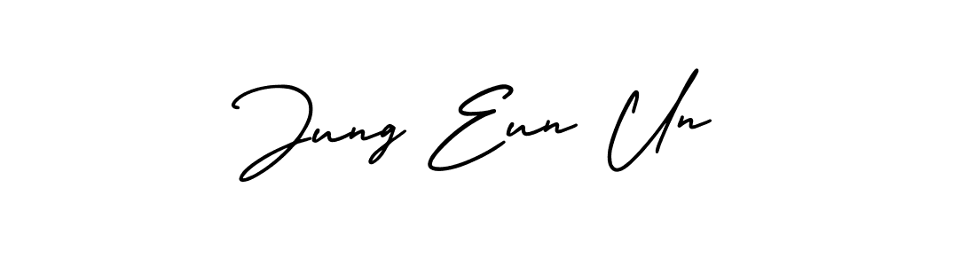 How to make Jung Eun Un signature? AmerikaSignatureDemo-Regular is a professional autograph style. Create handwritten signature for Jung Eun Un name. Jung Eun Un signature style 3 images and pictures png