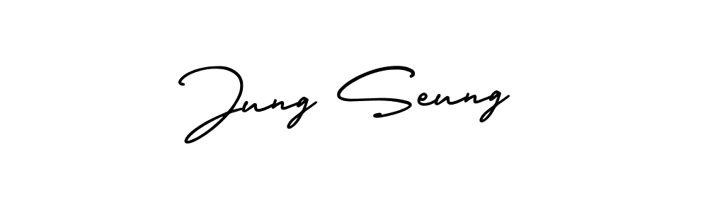 How to make Jung Seung signature? AmerikaSignatureDemo-Regular is a professional autograph style. Create handwritten signature for Jung Seung name. Jung Seung signature style 3 images and pictures png