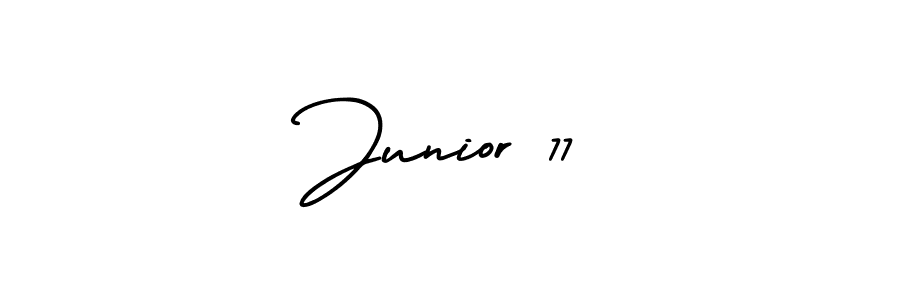 Make a beautiful signature design for name Junior 77. Use this online signature maker to create a handwritten signature for free. Junior 77 signature style 3 images and pictures png