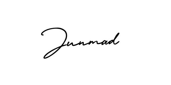 Create a beautiful signature design for name Junmad. With this signature (AmerikaSignatureDemo-Regular) fonts, you can make a handwritten signature for free. Junmad signature style 3 images and pictures png