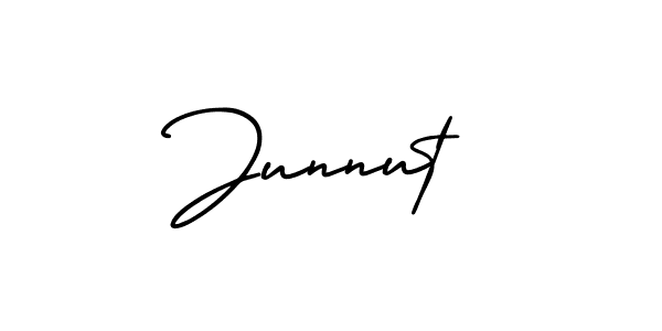 Also we have Junnut name is the best signature style. Create professional handwritten signature collection using AmerikaSignatureDemo-Regular autograph style. Junnut signature style 3 images and pictures png