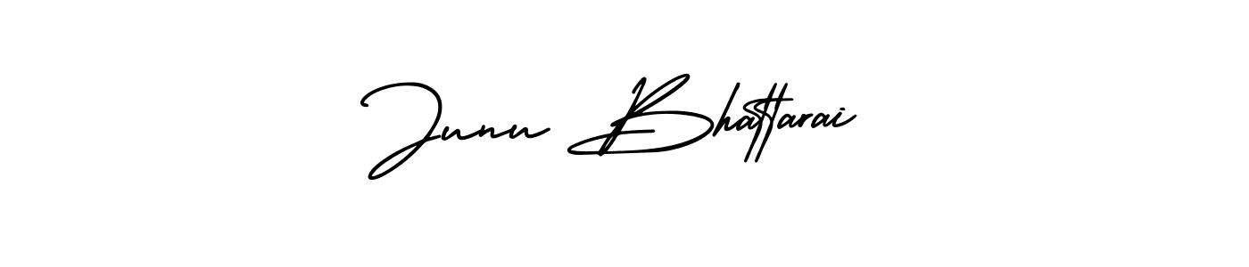 Make a beautiful signature design for name Junu Bhattarai. Use this online signature maker to create a handwritten signature for free. Junu Bhattarai signature style 3 images and pictures png