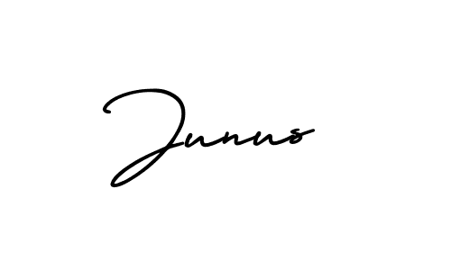 Use a signature maker to create a handwritten signature online. With this signature software, you can design (AmerikaSignatureDemo-Regular) your own signature for name Junus. Junus signature style 3 images and pictures png