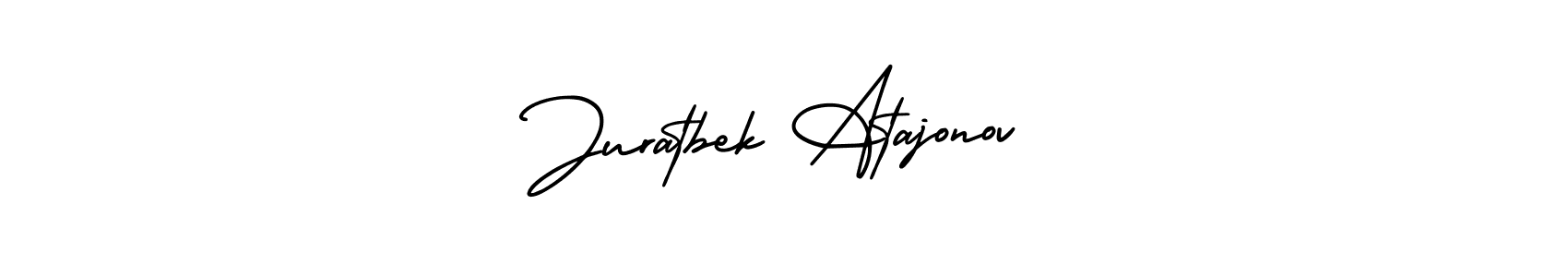 Similarly AmerikaSignatureDemo-Regular is the best handwritten signature design. Signature creator online .You can use it as an online autograph creator for name Juratbek Atajonov. Juratbek Atajonov signature style 3 images and pictures png
