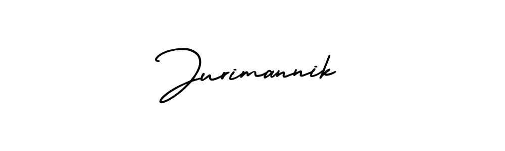 Use a signature maker to create a handwritten signature online. With this signature software, you can design (AmerikaSignatureDemo-Regular) your own signature for name Jurimannik. Jurimannik signature style 3 images and pictures png