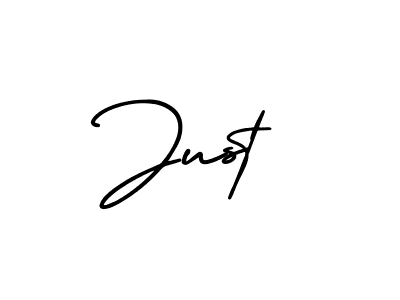 Make a beautiful signature design for name Just. With this signature (AmerikaSignatureDemo-Regular) style, you can create a handwritten signature for free. Just signature style 3 images and pictures png