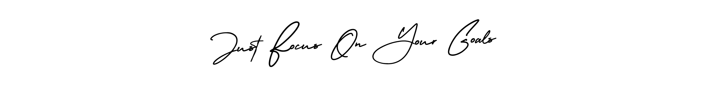 Best and Professional Signature Style for Just Focus On Your Goals. AmerikaSignatureDemo-Regular Best Signature Style Collection. Just Focus On Your Goals signature style 3 images and pictures png