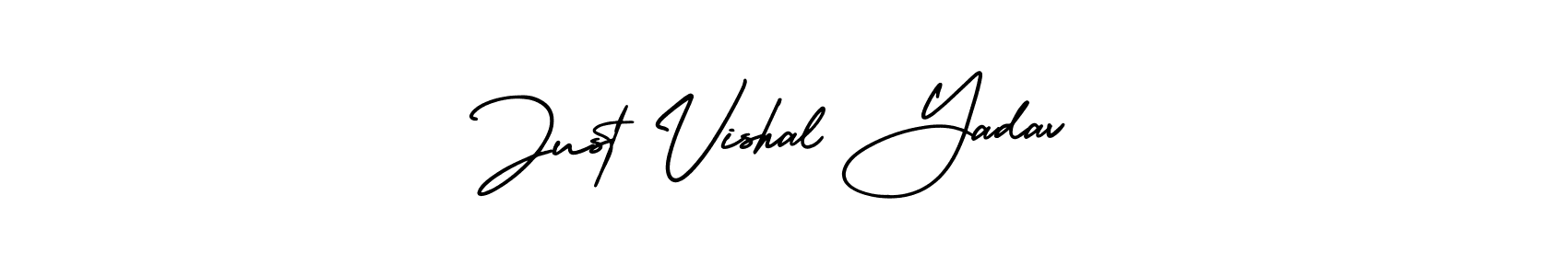 Just Vishal Yadav stylish signature style. Best Handwritten Sign (AmerikaSignatureDemo-Regular) for my name. Handwritten Signature Collection Ideas for my name Just Vishal Yadav. Just Vishal Yadav signature style 3 images and pictures png