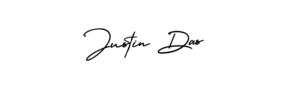 Make a beautiful signature design for name Justin Das. With this signature (AmerikaSignatureDemo-Regular) style, you can create a handwritten signature for free. Justin Das signature style 3 images and pictures png