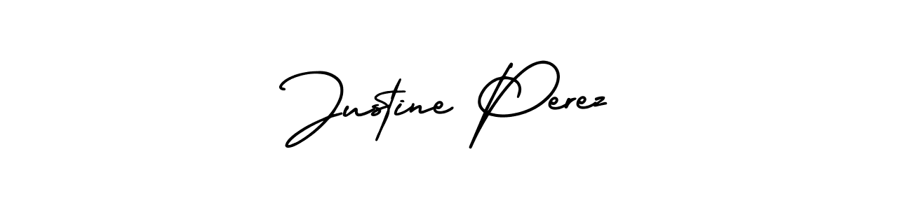 Similarly AmerikaSignatureDemo-Regular is the best handwritten signature design. Signature creator online .You can use it as an online autograph creator for name Justine Perez. Justine Perez signature style 3 images and pictures png