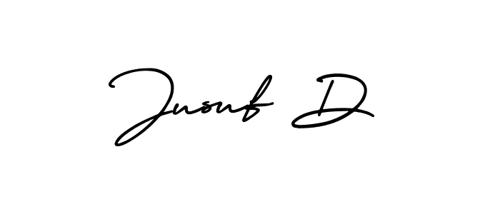 Best and Professional Signature Style for Jusuf D. AmerikaSignatureDemo-Regular Best Signature Style Collection. Jusuf D signature style 3 images and pictures png