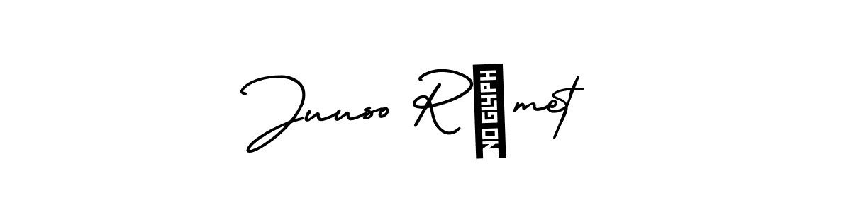 Juuso Rämet stylish signature style. Best Handwritten Sign (AmerikaSignatureDemo-Regular) for my name. Handwritten Signature Collection Ideas for my name Juuso Rämet. Juuso Rämet signature style 3 images and pictures png