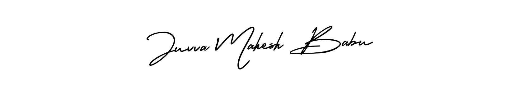 It looks lik you need a new signature style for name Juvva Mahesh Babu. Design unique handwritten (AmerikaSignatureDemo-Regular) signature with our free signature maker in just a few clicks. Juvva Mahesh Babu signature style 3 images and pictures png