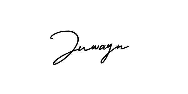 Create a beautiful signature design for name Juwayn. With this signature (AmerikaSignatureDemo-Regular) fonts, you can make a handwritten signature for free. Juwayn signature style 3 images and pictures png