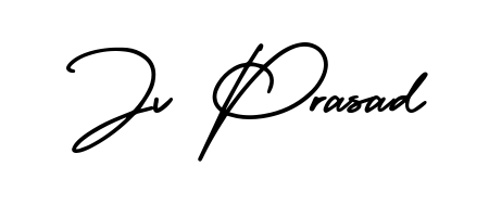 Achieve flawless digital penmanship with Jv Prasad name in AmerikaSignatureDemo-Regular font. The perfect tool for creating online signatures. Jv Prasad signature style 3 images and pictures png