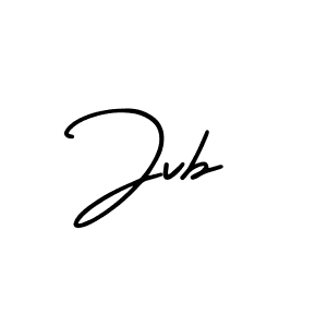 Jvb stylish signature style. Best Handwritten Sign (AmerikaSignatureDemo-Regular) for my name. Handwritten Signature Collection Ideas for my name Jvb. Jvb signature style 3 images and pictures png