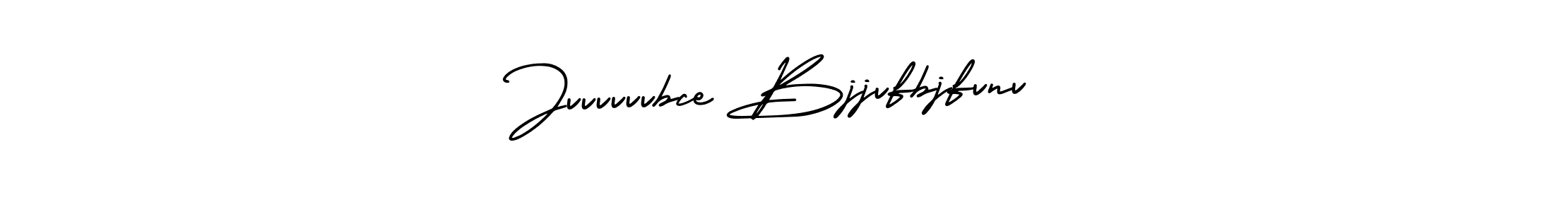 Use a signature maker to create a handwritten signature online. With this signature software, you can design (AmerikaSignatureDemo-Regular) your own signature for name Jvvvvvvbce Bjjvfbjfvnv. Jvvvvvvbce Bjjvfbjfvnv signature style 3 images and pictures png