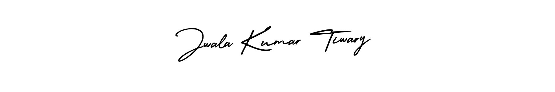 How to make Jwala Kumar Tiwary signature? AmerikaSignatureDemo-Regular is a professional autograph style. Create handwritten signature for Jwala Kumar Tiwary name. Jwala Kumar Tiwary signature style 3 images and pictures png