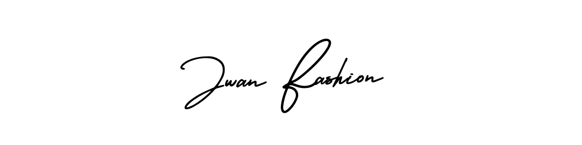 Use a signature maker to create a handwritten signature online. With this signature software, you can design (AmerikaSignatureDemo-Regular) your own signature for name Jwan Fashion. Jwan Fashion signature style 3 images and pictures png