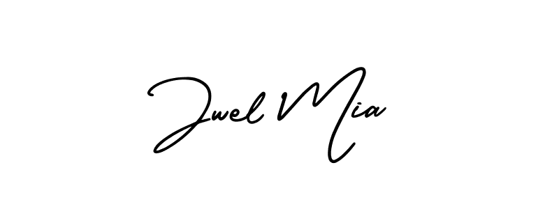 Also You can easily find your signature by using the search form. We will create Jwel Mia name handwritten signature images for you free of cost using AmerikaSignatureDemo-Regular sign style. Jwel Mia signature style 3 images and pictures png