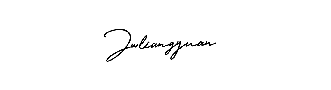 How to make Jwliangyuan signature? AmerikaSignatureDemo-Regular is a professional autograph style. Create handwritten signature for Jwliangyuan name. Jwliangyuan signature style 3 images and pictures png