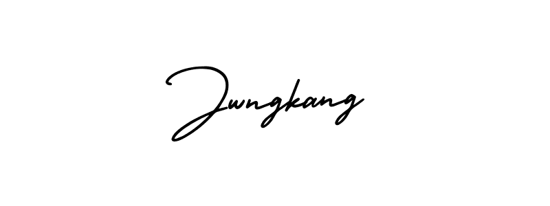 How to make Jwngkang signature? AmerikaSignatureDemo-Regular is a professional autograph style. Create handwritten signature for Jwngkang name. Jwngkang signature style 3 images and pictures png