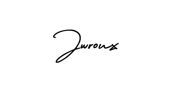 Jwroux stylish signature style. Best Handwritten Sign (AmerikaSignatureDemo-Regular) for my name. Handwritten Signature Collection Ideas for my name Jwroux. Jwroux signature style 3 images and pictures png