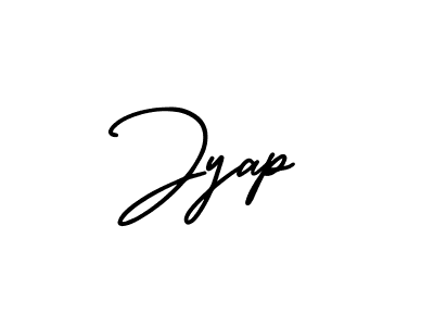 Make a beautiful signature design for name Jyap. With this signature (AmerikaSignatureDemo-Regular) style, you can create a handwritten signature for free. Jyap signature style 3 images and pictures png