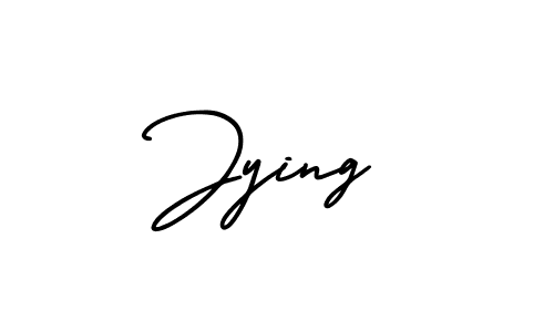 Use a signature maker to create a handwritten signature online. With this signature software, you can design (AmerikaSignatureDemo-Regular) your own signature for name Jying. Jying signature style 3 images and pictures png