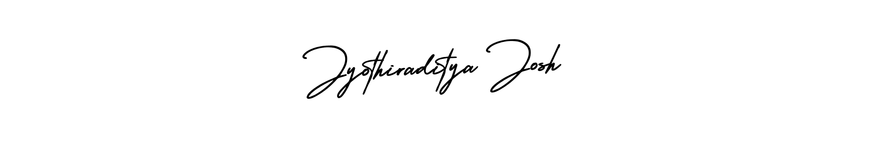 Use a signature maker to create a handwritten signature online. With this signature software, you can design (AmerikaSignatureDemo-Regular) your own signature for name Jyothiraditya Josh. Jyothiraditya Josh signature style 3 images and pictures png