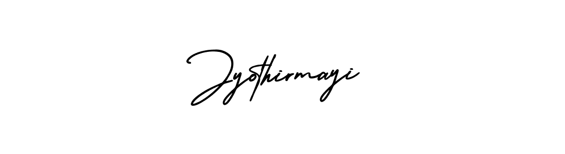 Make a beautiful signature design for name Jyothirmayi. With this signature (AmerikaSignatureDemo-Regular) style, you can create a handwritten signature for free. Jyothirmayi signature style 3 images and pictures png