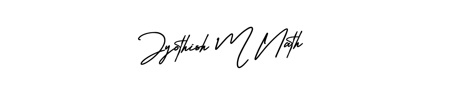 It looks lik you need a new signature style for name Jyothish M Nath. Design unique handwritten (AmerikaSignatureDemo-Regular) signature with our free signature maker in just a few clicks. Jyothish M Nath signature style 3 images and pictures png