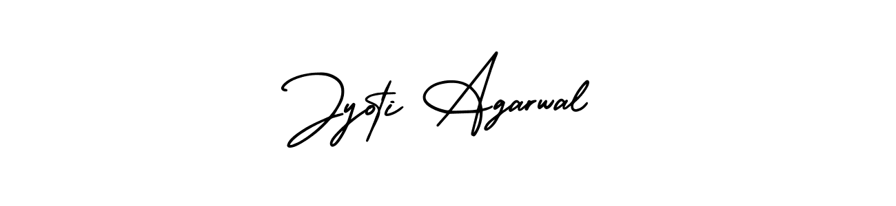 The best way (AmerikaSignatureDemo-Regular) to make a short signature is to pick only two or three words in your name. The name Jyoti Agarwal include a total of six letters. For converting this name. Jyoti Agarwal signature style 3 images and pictures png