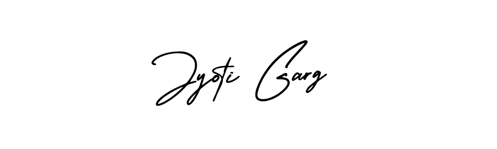 Make a beautiful signature design for name Jyoti Garg. With this signature (AmerikaSignatureDemo-Regular) style, you can create a handwritten signature for free. Jyoti Garg signature style 3 images and pictures png