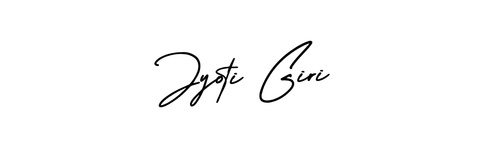 Make a beautiful signature design for name Jyoti Giri. With this signature (AmerikaSignatureDemo-Regular) style, you can create a handwritten signature for free. Jyoti Giri signature style 3 images and pictures png