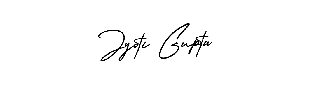 Create a beautiful signature design for name Jyoti Gupta. With this signature (AmerikaSignatureDemo-Regular) fonts, you can make a handwritten signature for free. Jyoti Gupta signature style 3 images and pictures png