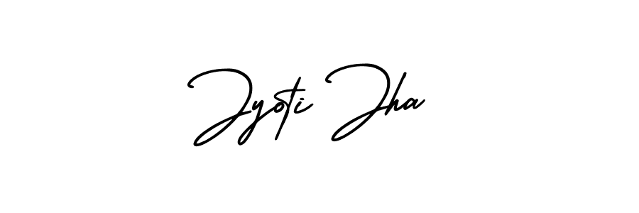 Design your own signature with our free online signature maker. With this signature software, you can create a handwritten (AmerikaSignatureDemo-Regular) signature for name Jyoti Jha. Jyoti Jha signature style 3 images and pictures png