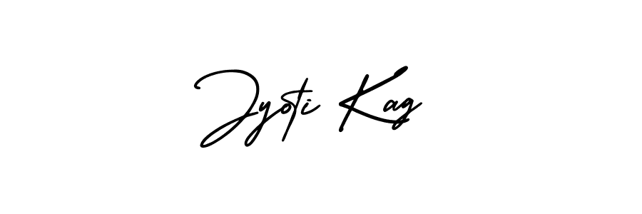 Make a beautiful signature design for name Jyoti Kag. With this signature (AmerikaSignatureDemo-Regular) style, you can create a handwritten signature for free. Jyoti Kag signature style 3 images and pictures png