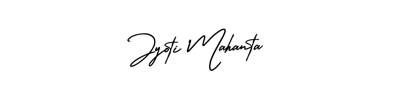 How to make Jyoti Mahanta signature? AmerikaSignatureDemo-Regular is a professional autograph style. Create handwritten signature for Jyoti Mahanta name. Jyoti Mahanta signature style 3 images and pictures png