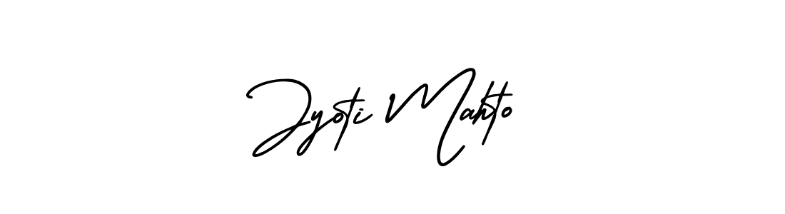 It looks lik you need a new signature style for name Jyoti Mahto. Design unique handwritten (AmerikaSignatureDemo-Regular) signature with our free signature maker in just a few clicks. Jyoti Mahto signature style 3 images and pictures png