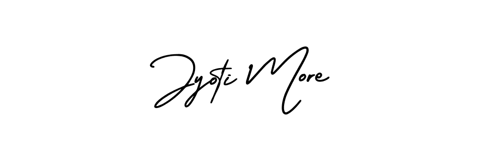 Design your own signature with our free online signature maker. With this signature software, you can create a handwritten (AmerikaSignatureDemo-Regular) signature for name Jyoti More. Jyoti More signature style 3 images and pictures png