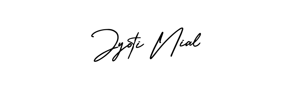 Make a short Jyoti Nial signature style. Manage your documents anywhere anytime using AmerikaSignatureDemo-Regular. Create and add eSignatures, submit forms, share and send files easily. Jyoti Nial signature style 3 images and pictures png