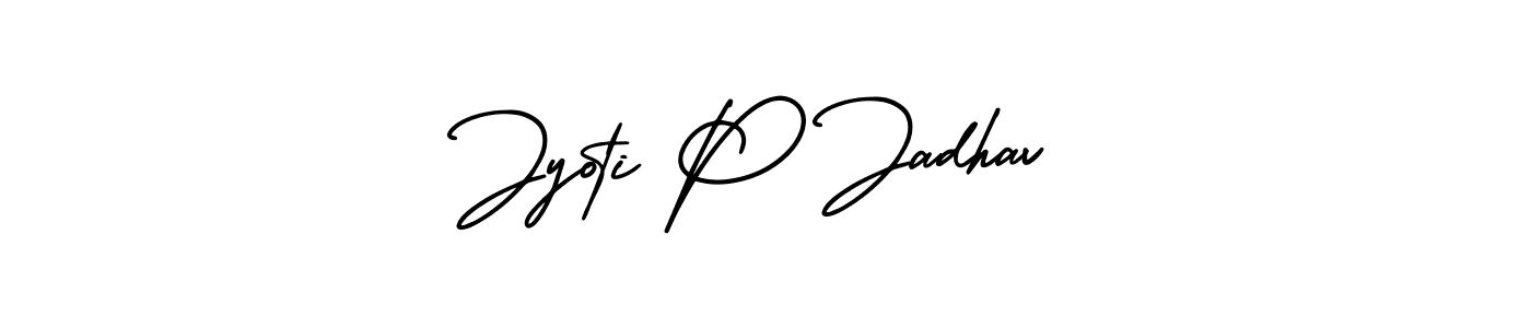 How to Draw Jyoti P Jadhav signature style? AmerikaSignatureDemo-Regular is a latest design signature styles for name Jyoti P Jadhav. Jyoti P Jadhav signature style 3 images and pictures png