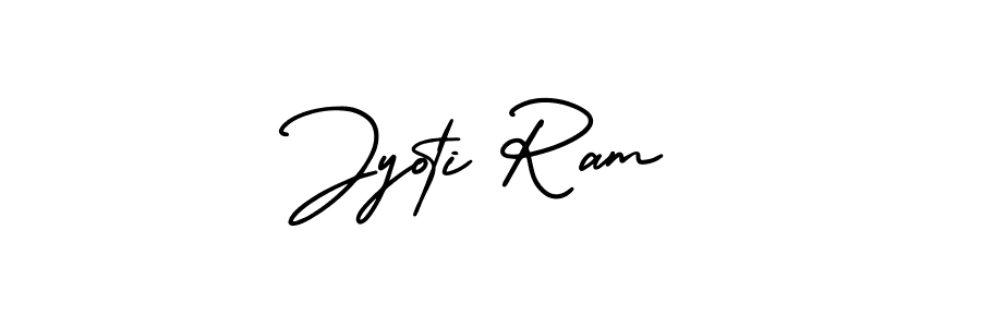 How to make Jyoti Ram signature? AmerikaSignatureDemo-Regular is a professional autograph style. Create handwritten signature for Jyoti Ram name. Jyoti Ram signature style 3 images and pictures png