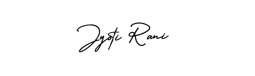 Best and Professional Signature Style for Jyoti Rani. AmerikaSignatureDemo-Regular Best Signature Style Collection. Jyoti Rani signature style 3 images and pictures png