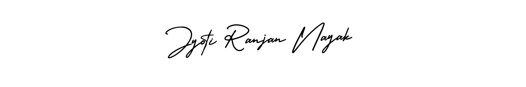 The best way (AmerikaSignatureDemo-Regular) to make a short signature is to pick only two or three words in your name. The name Jyoti Ranjan Nayak include a total of six letters. For converting this name. Jyoti Ranjan Nayak signature style 3 images and pictures png