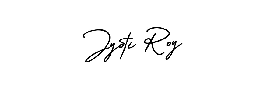 It looks lik you need a new signature style for name Jyoti Roy. Design unique handwritten (AmerikaSignatureDemo-Regular) signature with our free signature maker in just a few clicks. Jyoti Roy signature style 3 images and pictures png