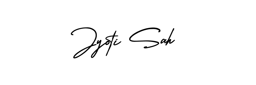 Design your own signature with our free online signature maker. With this signature software, you can create a handwritten (AmerikaSignatureDemo-Regular) signature for name Jyoti Sah. Jyoti Sah signature style 3 images and pictures png